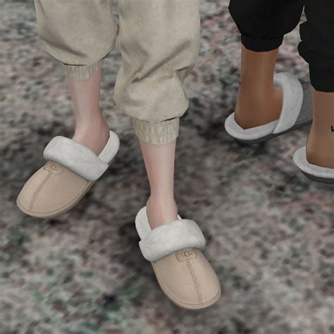 TS4 UGG Coquette Slippers 어그 코케트 슬리퍼 | 슬리퍼, 심즈, 심즈 4