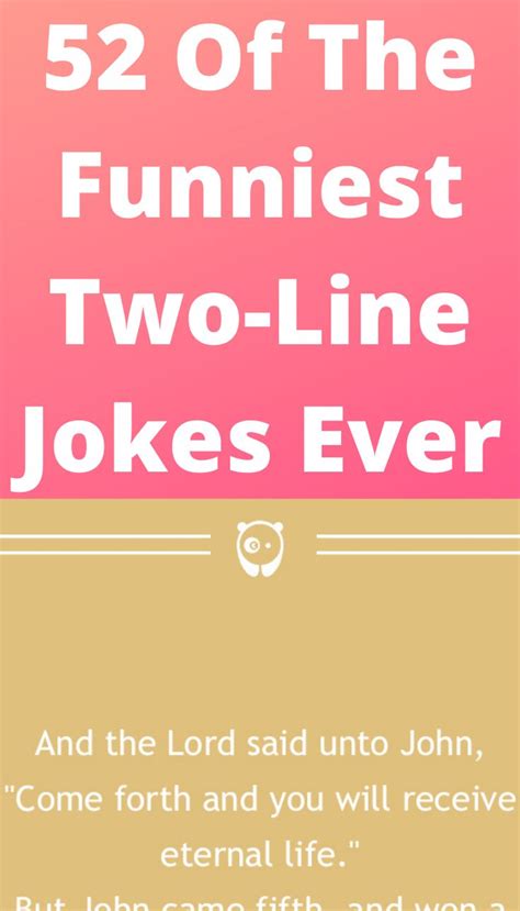 52 Of The Funniest Two-Line Jokes Ever | Funny, Jokes, Hilarious