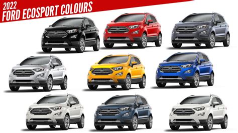 2022 Ford EcoSport - All Color Options - Images | AUTOBICS