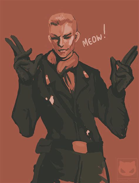 Metal Gear Solid: Ocelot goes meow by KodamaCreative on DeviantArt