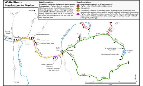 Colorado River Fishing Access Map - Unique Fish Photo