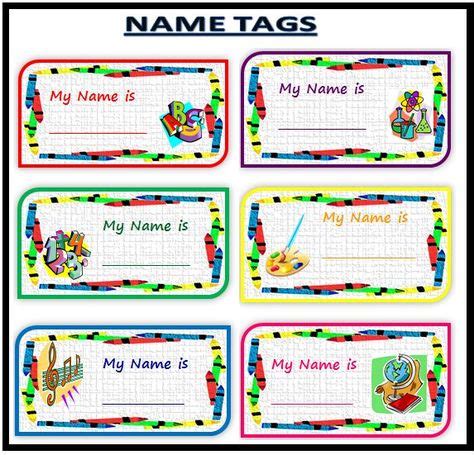 8 Name card ideas | school labels, name tag for school, classroom labels