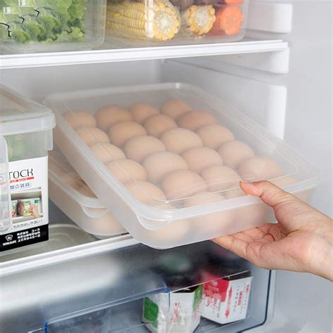 Egg Tray Fo Fridge Egg Storage Container with Lid: Buy Online at Best Price in India - Snapdeal