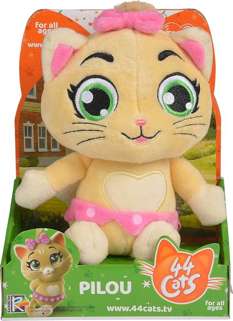 44 Cats – Musical Plush Pilou – 20cm/ 8″ tall – TopToy