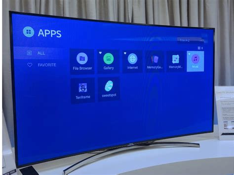 Close-up with Samsung's Tizen OS TV prototype - CNET