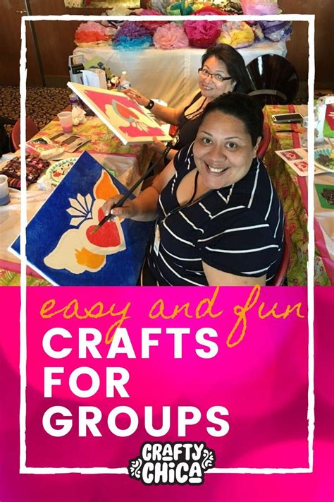 Easy & fun group craft ideas! - Crafty Chica