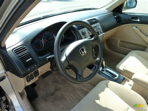 Ivory Beige Interior 2004 Honda Civic Hybrid Sedan Photo #52475660 ...