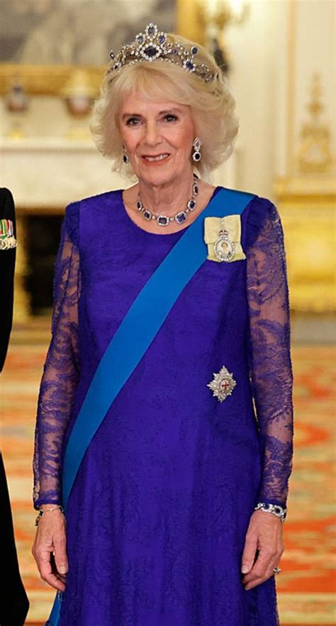 Queen Camilla at state banquet: The story behind the tiara