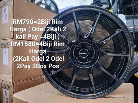 新 NEW SPORT RIM 17 INCH TC105N RM1580 4BIJI RIM HARGA - ATIVA MYVI JAZZ ...