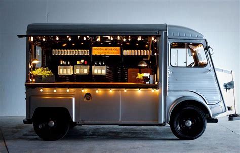 Foodtruck van vintage Citroën | Negócios de food truck, Projeto de ...