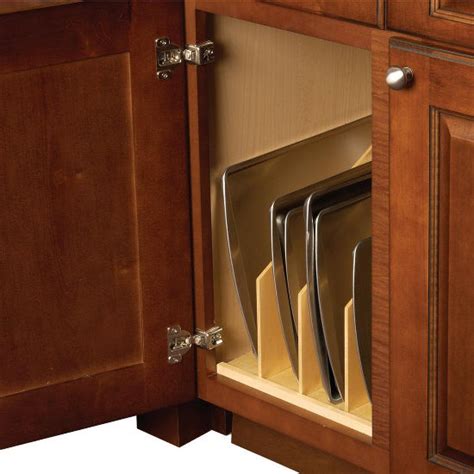 Hafele Wood Tray Divider for Kitchen Base or Tall Cabinet | KitchenSource.com