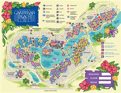 Caribbean Beach Resort Map - Magic, Memories, Mayhem