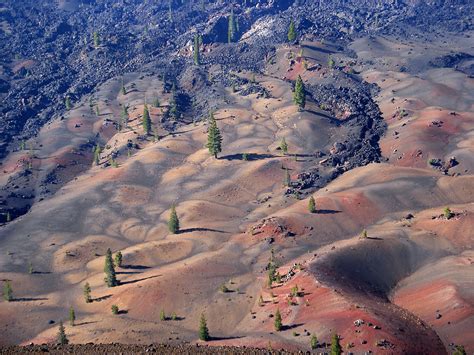 Painted Dunes and lava: Butte Lake and Cinder Cone, Lassen Volcanic National Park, California