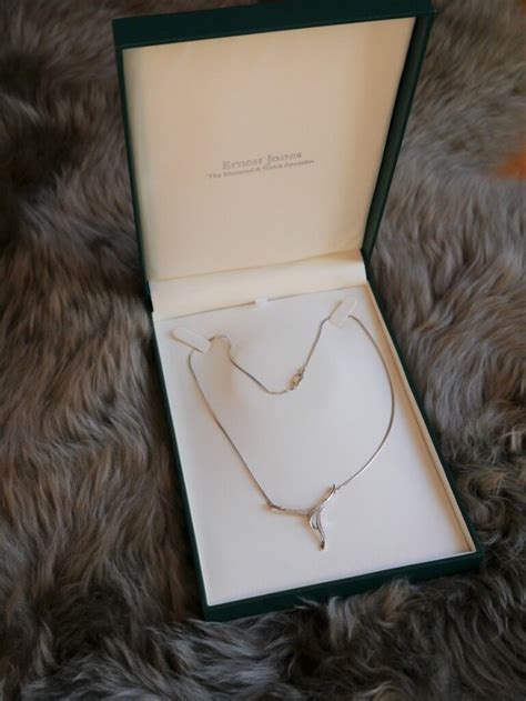 Ernest Jones 18ct White Gold Diamond Necklace | in Sheffield, South ...