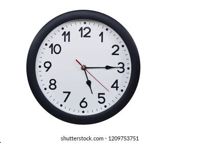 Time Concept Black Clock Quarter Past Stock Photo 1209753751 | Shutterstock