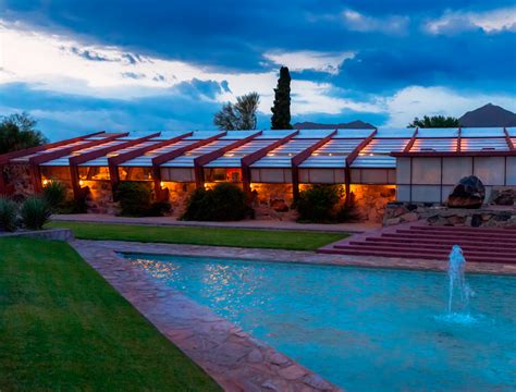 Fallbrook Shutters: Taliesin West at Dusk