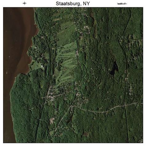 Aerial Photography Map of Staatsburg, NY New York