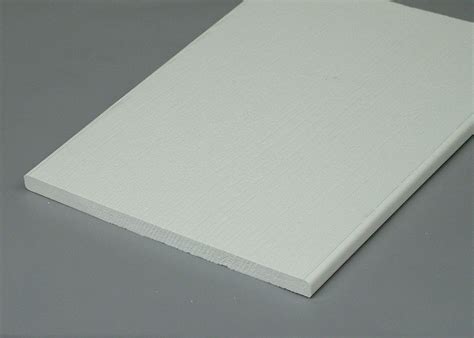 Flat / Utility PVC Trim Board , White Vinyl Cellular PVC Trim For ...