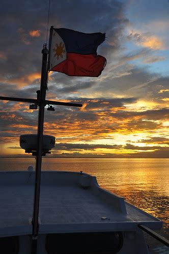 Philippine Flag Sunset | we were on the MV Isla - a private … | Flickr