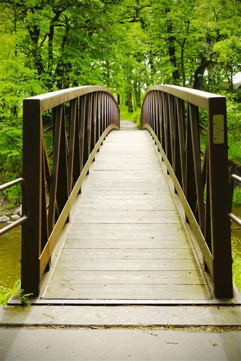 Foot Bridge stock image. Image of foot, metal, bridge - 158190585