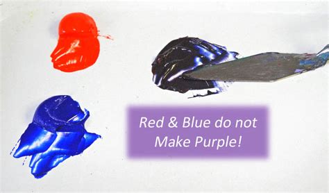 Red and Blue Don't Make Purple! – Celebrating Color