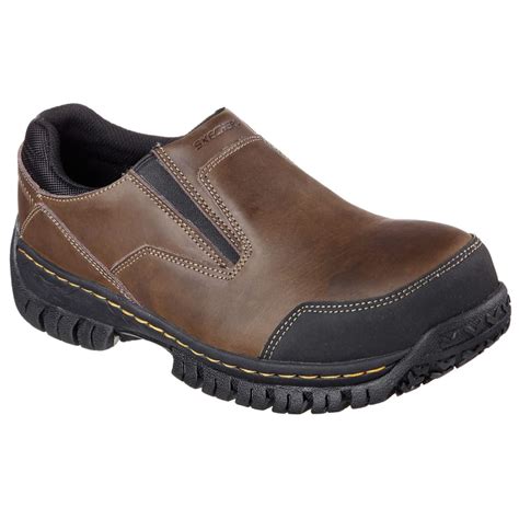 SKECHERS Men's Work Relaxed Fit: Hartan Steel Toe Work Shoes - Bob’s Stores