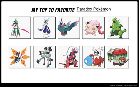 Favorite Paradox Pokemon by Arcion-Days on DeviantArt