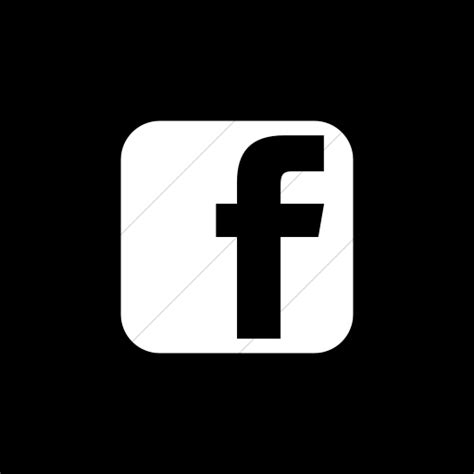 Facebook Black And White Icon #191877 - Free Icons Library