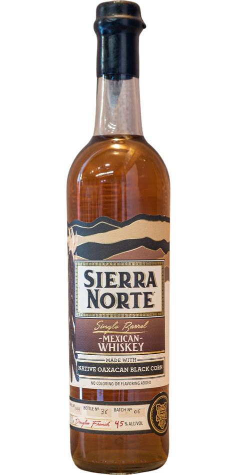 Sierra Norte Single Barrel Mexican Whiskey - Ratings and reviews - Whiskybase