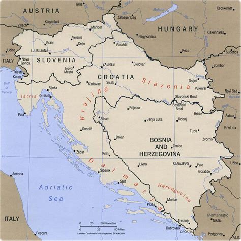 Yugoslavia Map Of Europe - Almeda Malissia