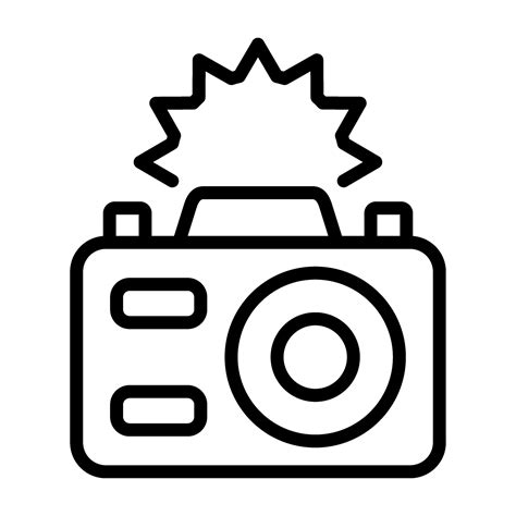 Camera Flash Vector Icon 26331746 Vector Art at Vecteezy