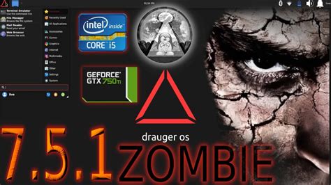 Test Drauger OS 7.5.1 ZOMBIE Dystrybucja Linuxa przeznaczona dla graczy ...