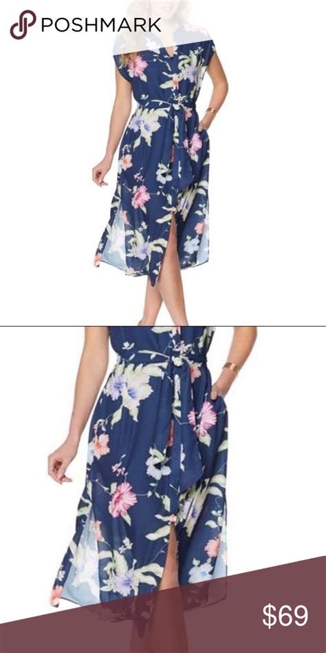 2DAY🎁Colleen Lopez garden navy floral dress small | Navy floral dress ...