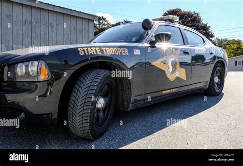 State Trooper pursuit vehicle seen parked up in New Hampshire, United ...