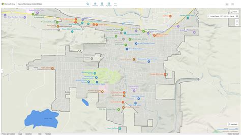 Havre Montana Map and Havre Montana Satellite Image