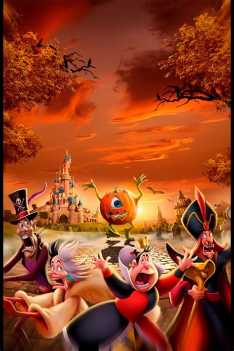 halloween! | Disney halloween, Disney art, Disney wallpaper