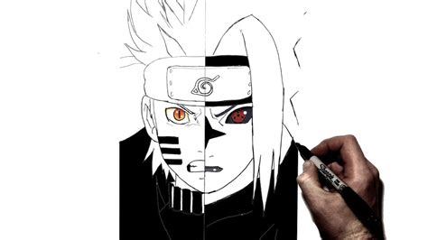 How To Draw Sasuke And Naruto