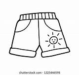 Coloring Book Children Kids Shorts Stock Vector Royalty Free  sketch template