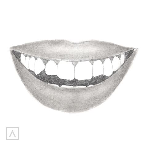 Smiling Lips Drawing Easy | Lipstutorial.org