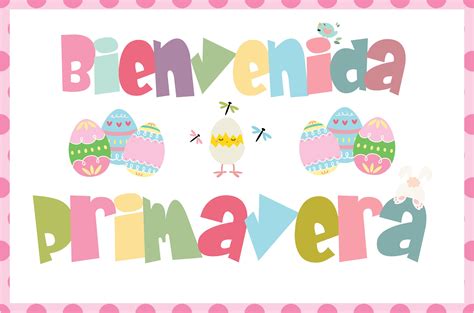 Bienvenida Primavera Graphic by CREATIVE M.D · Creative Fabrica