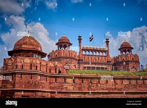 Red Fort New Delhi India Stock Photo - Alamy