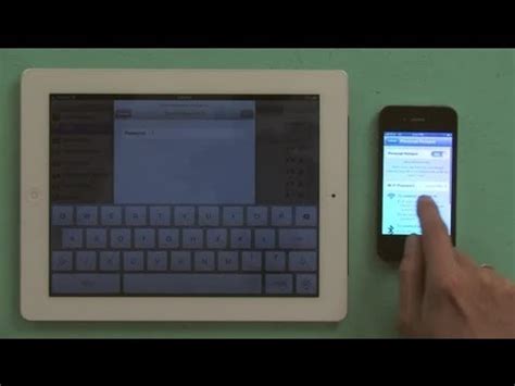 How to Connect an iPad to an iPhone Via Bluetooth Tethering : iPhone Tips & Tricks - YouTube