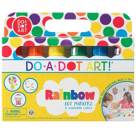 Do-A-Dot Art® Washable Rainbow 6 Colors Dot Markers | Michaels