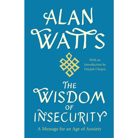 The Wisdom of Insecurity By Alan Watts 9780307741202 (Paperback) | Shopee Malaysia