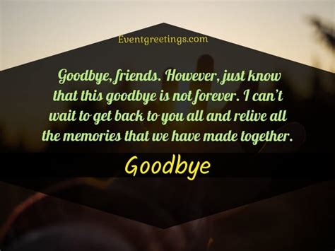 40 Emotional Goodbye Quotes For Friends And Family – Events Greetings