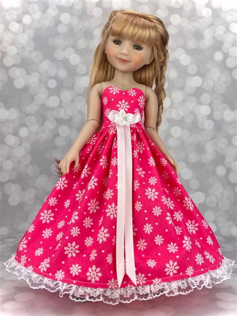 Pink Snowflake Dress and Cape for Ruby Red Fashion Friends or - Etsy