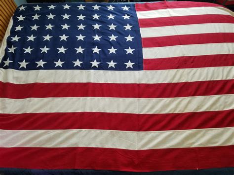 This old flag of my grandma's; it has only 48 stars. : r/mildlyinteresting