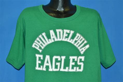 80s Philadelphia Eagles Kelly Green t-shirt Extra Large - The Captains ...