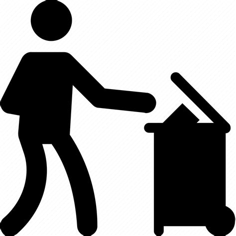 Dustbin, garbage, throwing garbage, trash, trashing icon - Download on Iconfinder