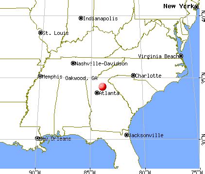 Oakwood, Georgia (GA 30566) profile: population, maps, real estate ...